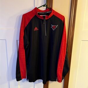 Adidas Omaha Mavericks Clima Cool Quarter Zip Mens Size XL